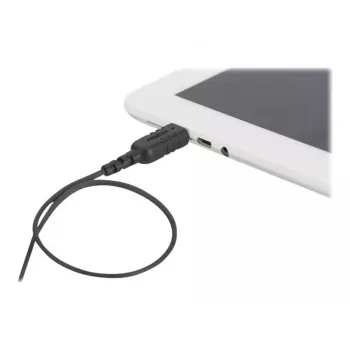 DIGITUS HDMI High Speed -liitäntäkaapeli - HDMI-kaapeli - HDMI uros 19-pin mini HDMI Type-C uros - 2,0 m - kaksoiseristys - musta - muotoiltu