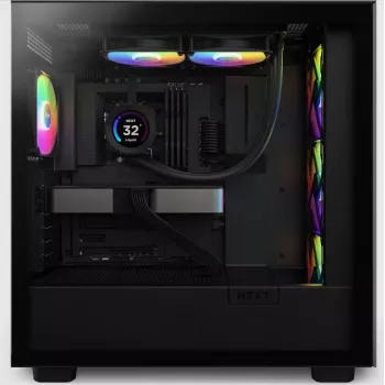 All-in-One-nestekühler NZXT Kraken Elite 240 RGB 12 cm musta