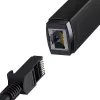 Verkkosovitin Baseus Lite Series USB-C - RJ45 (musta)