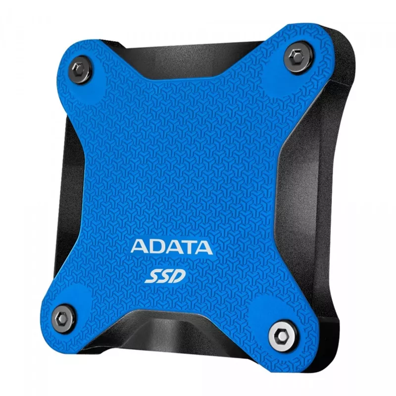 Ulkoinen SSD ADATA SD620 512 GB, USB 3.2 Gen 2 Micro-USB B, sininen, silikonikotelo, iskunkestävä