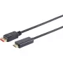 Videokaapeliadapteri S/CONN 10-71075 10 m DisplayPort HDMI Type-A musta