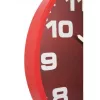 NeXtime kello 3053ro Dash Red, Ø35 cm, seinäkello, punainen/hopea