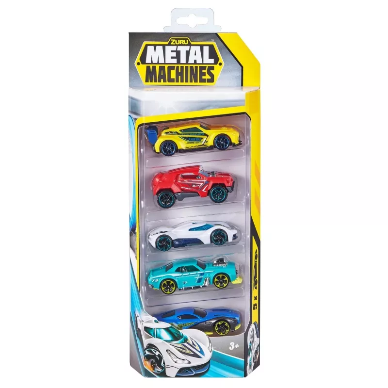 Zuru Metal Machines pienoisautot (5 kpl) 1:64, sarja 2, sekalaisia malleja