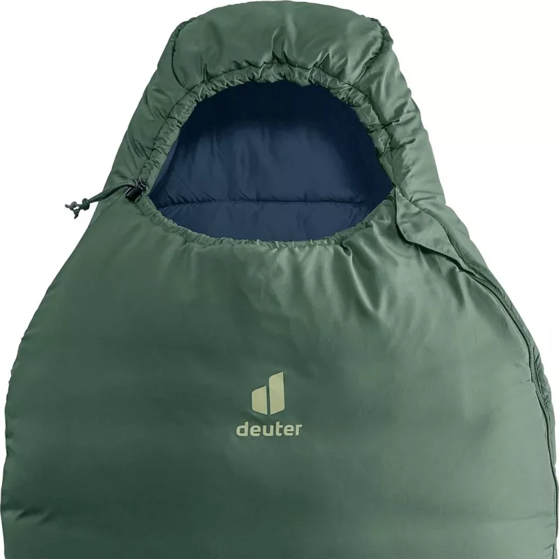 Deuter Orbit 0C/32F synteettinen makuupussi, 185 cm, Ivy/Ink