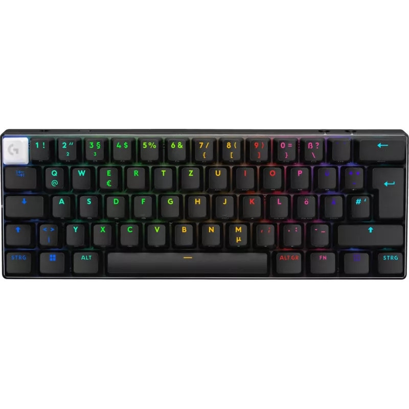 Logitech G PRO X 60 näppäimistö peli USB RF langaton Bluetooth QWERTZ saksa musta