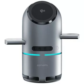 Telakkalatausasema ChargeBot Sound Qi2 harmaa