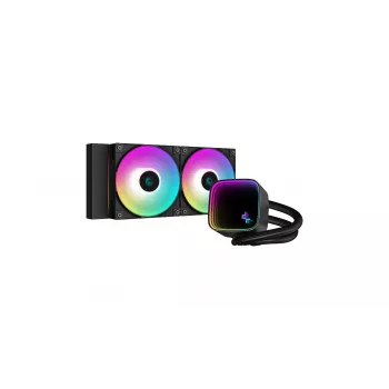 All-in-One-nestekühler DeepCool LS520 SE — 3x 120 mm tuulettimet, 280x120x27 mm alumiinijäähdytin, 41 cm letkut, kuparipohja, RGB