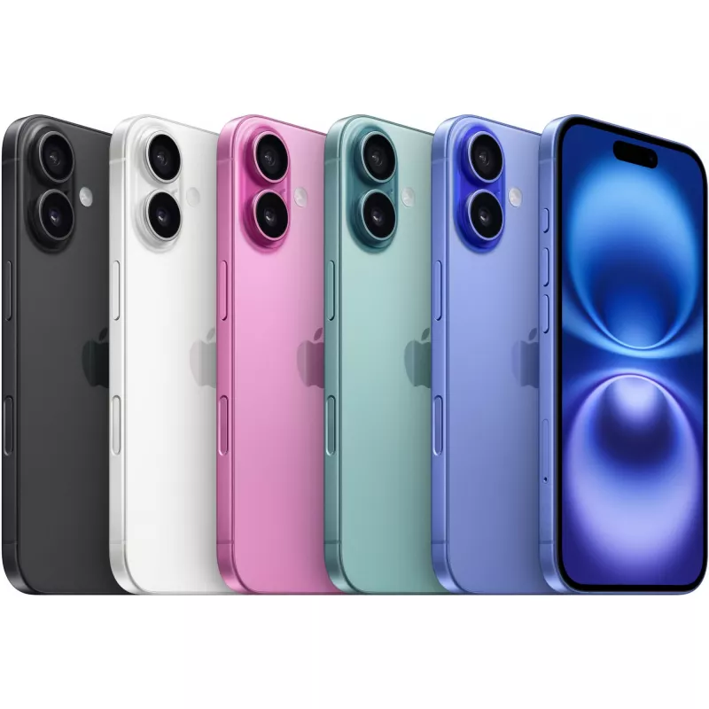 Matkapuhelin iPhone 16/128 GB musta MYE73 Apple