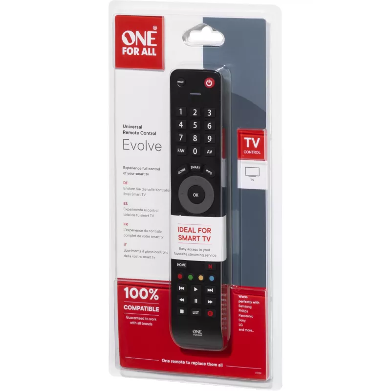 One For All Advanced Evolve TV -kaukosäädin