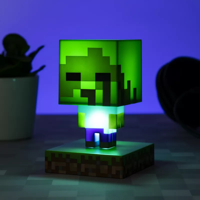 Pöytävalaisin Paladone Light Paladone Minecraft Zombie Light PP6592MCFV4 LED