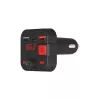 SAVIO FM-lähetin, Bluetooth 5.3, QC 3.0-laturi, LED-näyttö, Bass Boost, TR-15, musta