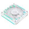 GAMEMAX TORNADO T12 ARGB-RW 120mm valkoinen käänteinen kotelotuuletin