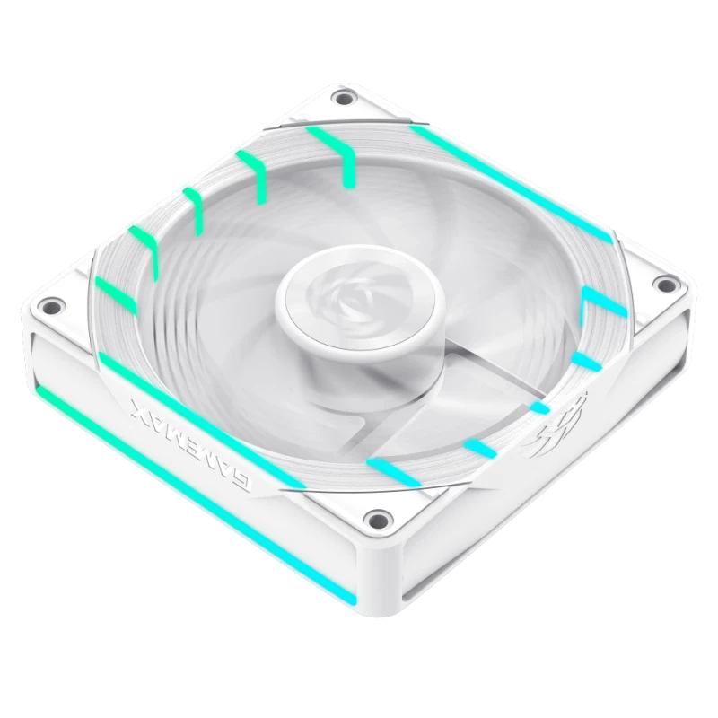 GAMEMAX TORNADO T12 ARGB-RW 120mm valkoinen käänteinen kotelotuuletin