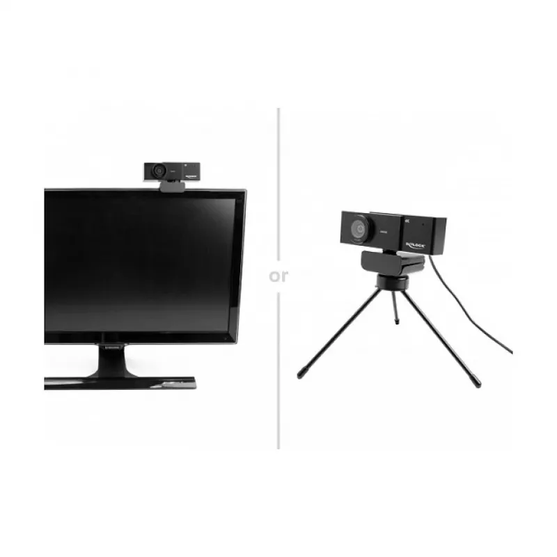 Verkkokamera DeLOCK 96400 8 MP 3840 x 2160 pikseliä USB 2.0 musta