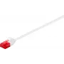 Wentronic Goobay CAT 6 ohut patch-kaapeli, U/UTP, valkoinen, 3 m - kuparimateriaali (93694)