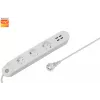 Älykäs jatkojohto Denver SHP-300U 3 AC-pistorasiaa tyyppi E 4 valkoinen