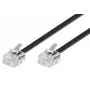 Puhelinkaapeli Microconnect MPK186 RJ11 RJ11 6 m musta