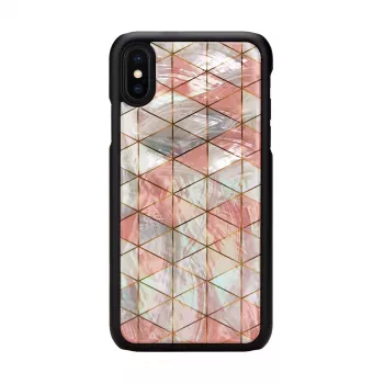 iKins suojakotelo iPhone XS / iPhone X, rautakuviollinen, musta