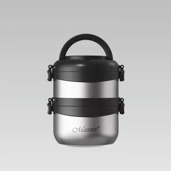 Maestro MR-1635-150 termospullo musta, teräs