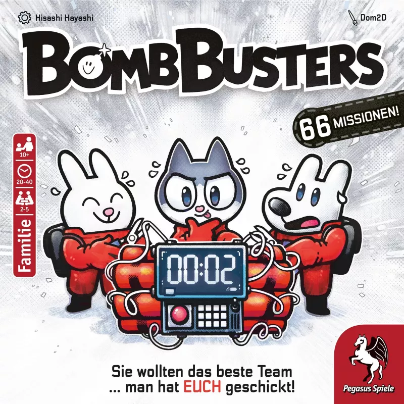 Pegasus Spiele Pegasus Bomb Busters (vuoden 2025 peli) – perhepeli