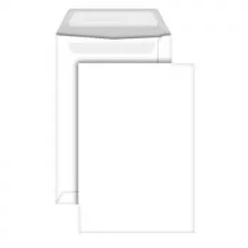 Asiakirjatasku MAILmedia VSD-TASCHE B5 valkoinen 90 g – paperinen asiakirjatasku B5-arkeille