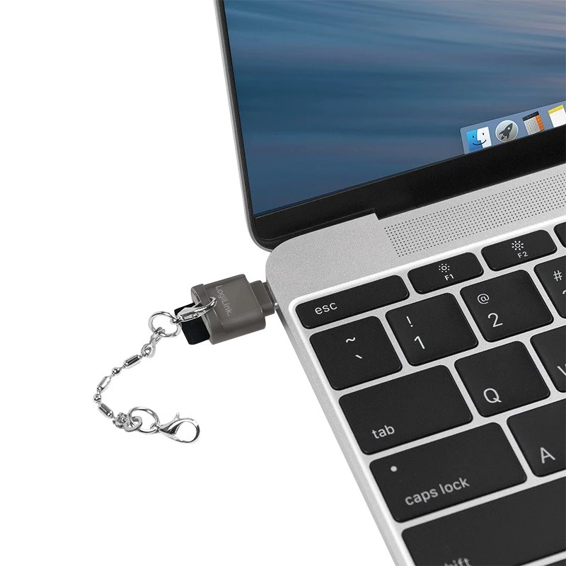 USB-C - microSD-kortinlukija avaimenperänä