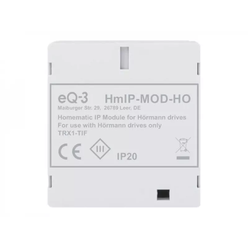 eQ-3 Homematic IP HmIP-MOD-HO 153986A0 autotallin oven avausmoduuli Hörmann-käyttölaitteille, langaton