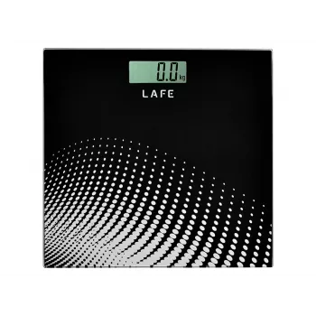 Lafe 44591 elektroninen henkilövaaka FitScale musta