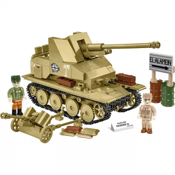 Rakennussarja Cobi Blocks Marder III – 486 osaa, sotilasajoneuvomalli