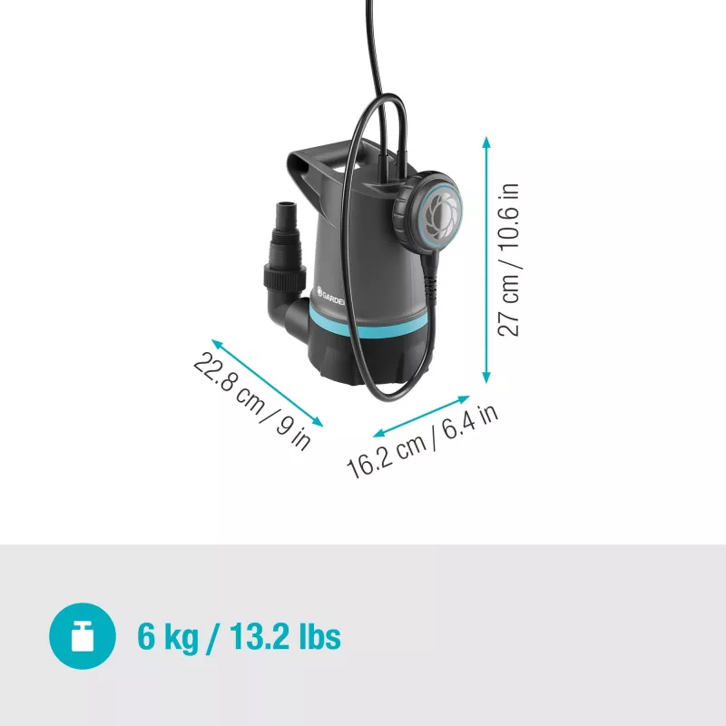 Gardena 09016-47 puutarhatyökalu 20000 L musta