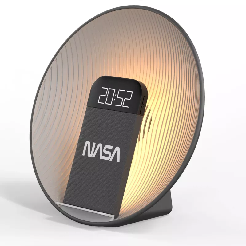 NASA SPC600 Bluetooth-kaiutin/herätyskello/langaton laturi
