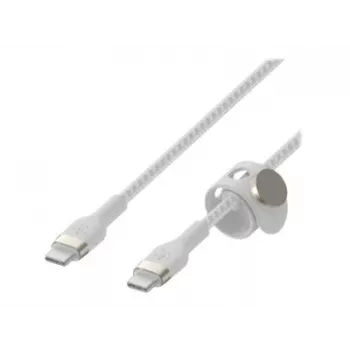 Belkin BOOSTCHARGE PRO Flex USB-kaapeli 1 m USB 2.0 USB-C valkoinen (CAB011BT1MWH)