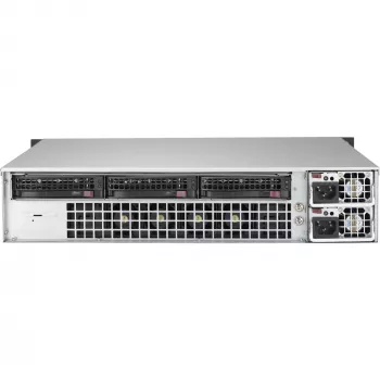 Super Micro Supermicro SC823M TQC-R802LPB - rack - rack-asennettava - 2U - parannettu, laajennettu ATX - SATA/SAS - Hot-Swap 800 wattia - musta (CSE-823MTQC-R802LPB)