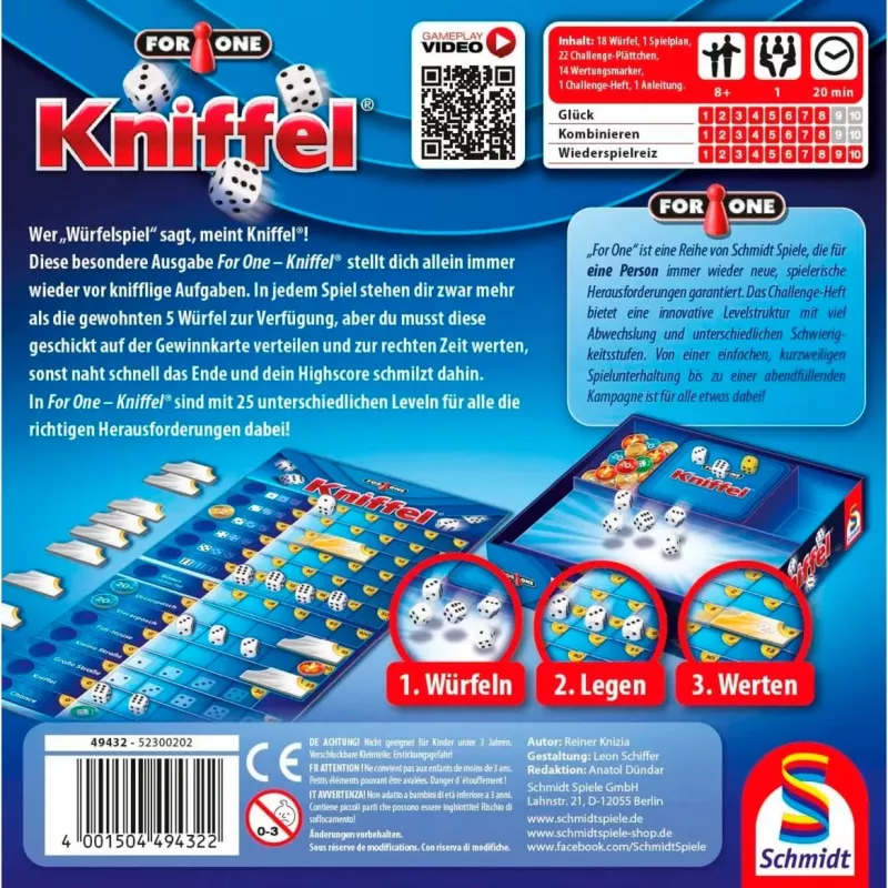 For One - Kniffel, noppapeli