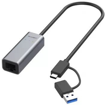 Ethernet-sovitin ALLNET ALL-NC-2.5G-USBC_A USB 3.0 Type-C & Type-A 2,5 Gbps Multi-Gigabit LAN