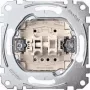 Keinukytkin Merten MEG3715-0000, 1-napainen, metalli, 250 V AC, 10 A