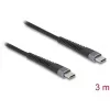 USB-kaapeli DeLOCK 81126 USB 2.0 3m USB C musta