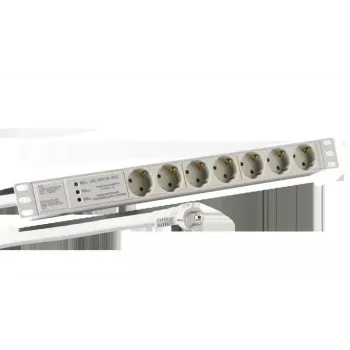 EFB Elektronik EK631DE.3GR virranjakaja 2 m 7 AC-lähtöä sisäkäyttöön vaaleanharmaa
