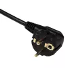 Akyga AK-SP-05U jatkojohto ylijännitesuojalla, 5x CEE 7/5 (tyyppi E), 2x USB-A, 1,8 m, musta