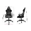 Huzaro Force 6.2 harmaa Mesh pelituoli