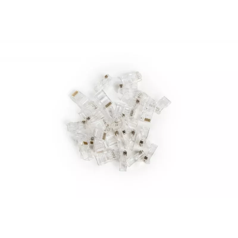 RJ45-kaapeliliitin Digitus X-ML-6U-EZ läpinäkyvä liitin 100 kpl