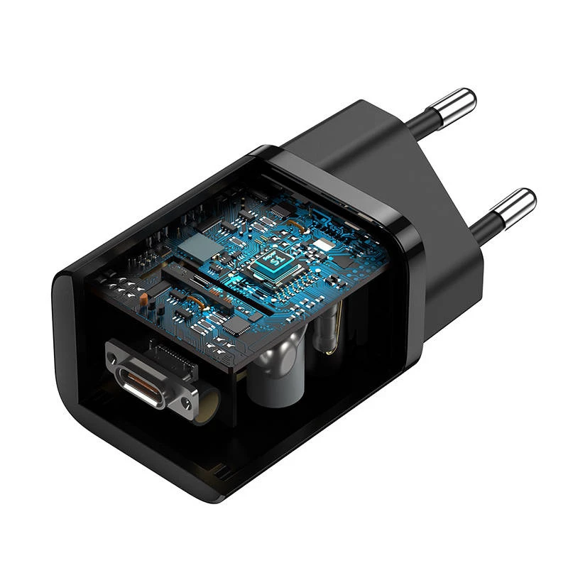 Baseus Super Si pikalaturi 1C 25W (musta)