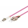 Kuitukaapeli Goobay LC-SC OM4 0,5 m pinkki