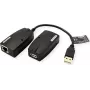 Value 12.99.1123 kaapelisovitin USB-A - RJ-45 musta (12.99.1123)