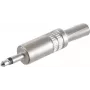 Mono 3,5 mm -plugi ShiverPeaks 22220510, metallikotelo, 3,5 mm mono-plugi