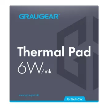 Lämpötyyny GrauGear G-TMP-6W 100×100×1 mm, lämmönjohtavuus 6 W/m·K