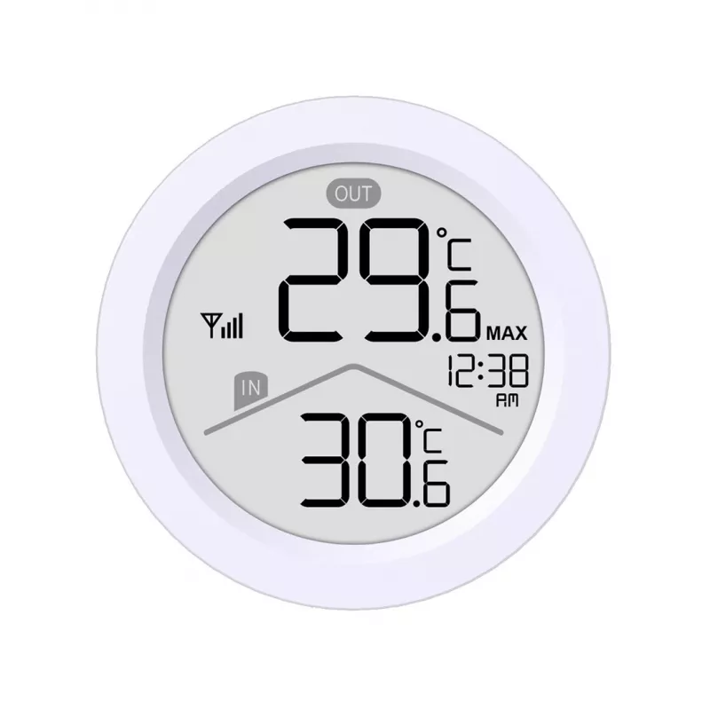 GreenBlue langaton sääasema, sisä-/ulkolämpötila, kello, °C/°F valittavissa, kantama jopa 60 m, GB162