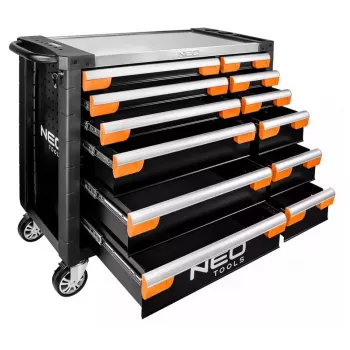 Työkalukaappi NEO tools PRO 12 laatikkoa 84-225, tukeva teräsvarasto työkaluille