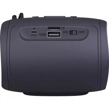Kannettava Bluetooth-kaiutin DEFENDER Ejoy S200 TWS 2.0, 5 W, Bluetooth 5.3, LED, 10 h akunkesto, sisäänrakennettu mikrofoni