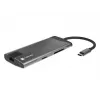 NATEC Fowler Plus USB Type-C musta harmaa MicroSD SD -keskitin